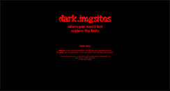 Desktop Screenshot of dark.imgsites.com